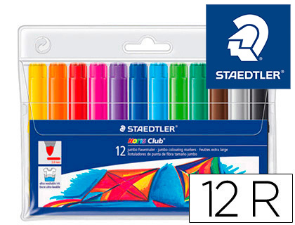 6 rotuladores Staedtler Jumbo